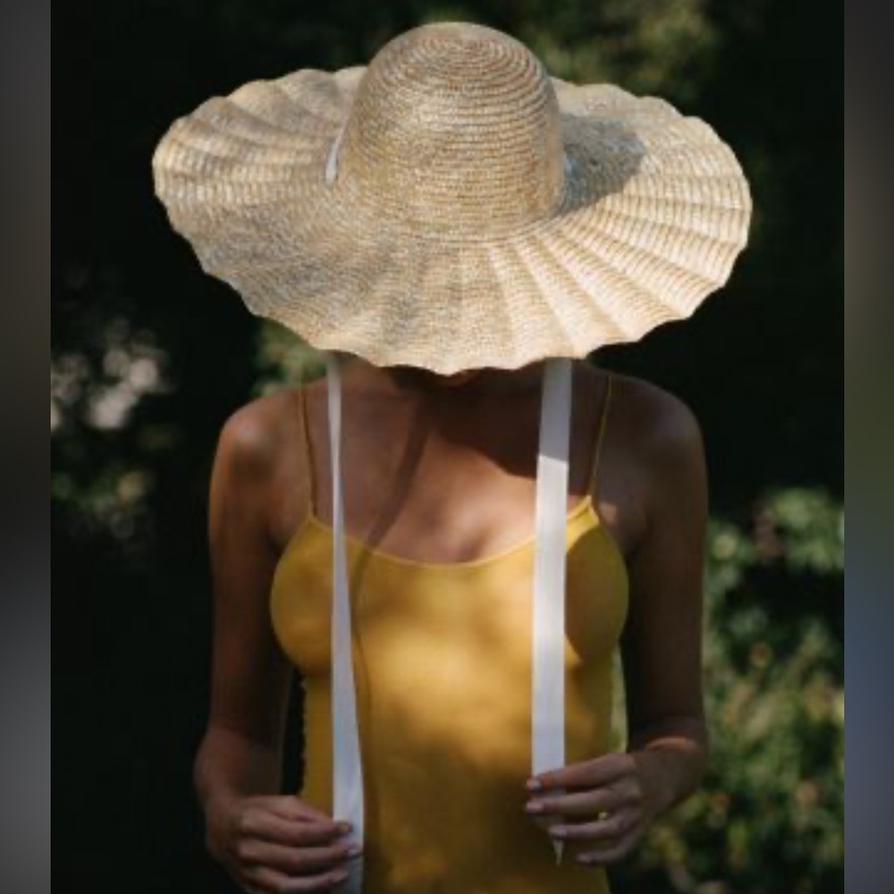 Lack Of Color Woven Straw Hat
